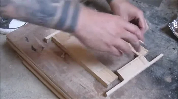 Cut the frame to finalize dimensions (adjusting for the inner line issue).