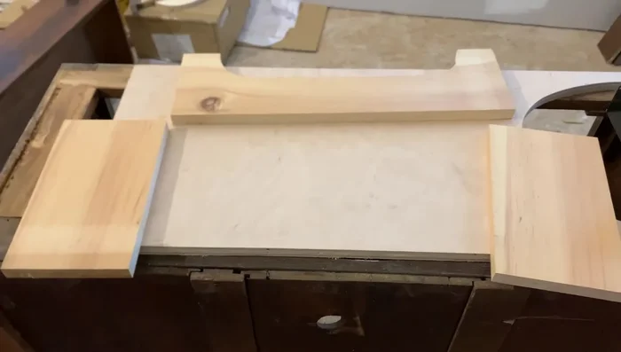 Attach the modified drawers back into the dresser.