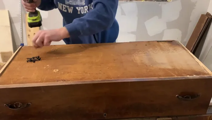 Attach the modified drawers back into the dresser.