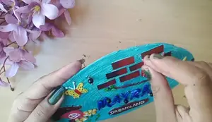 DIY Personalized Nameplate for Kids Room: Easy Clay Craft Tutorial
