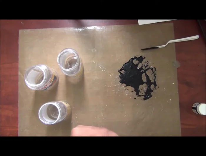 Let the paint dry completely.