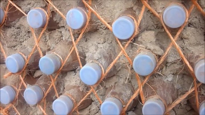 Sift river sand to remove silt, rocks, and sticks.