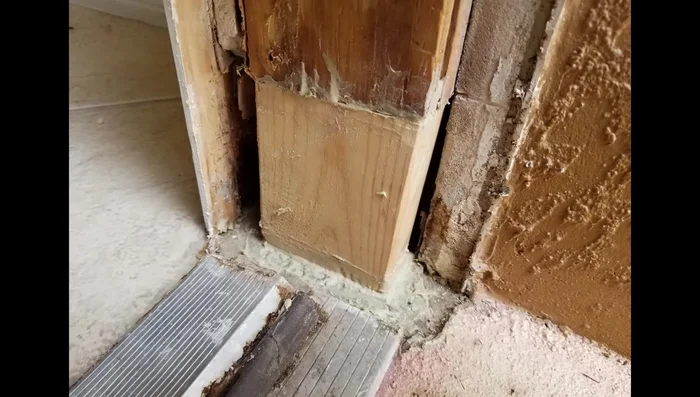 Secure the 2x4 with Liquid Nails and allow to dry.