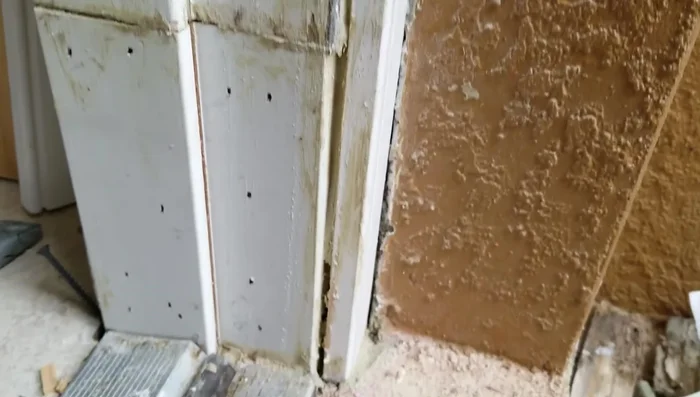 Caulk any remaining gaps, ensuring the surface is clean and dry before caulking.