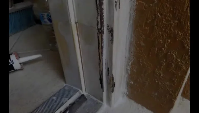 Install the weather stripping.