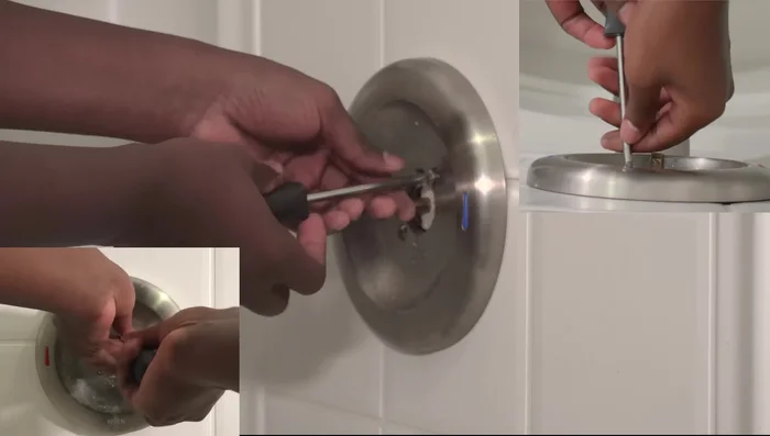 Remove the retaining clip using needle-nose pliers.