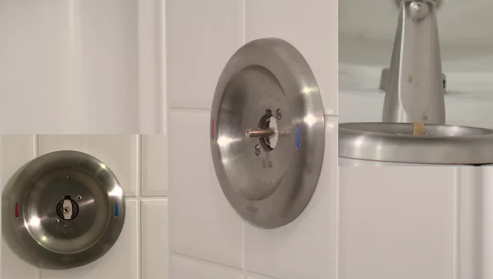 Reinstall the metal cylinder, temperature limiter (if adjusted), handle adapter, and handle. Secure with the set screw.