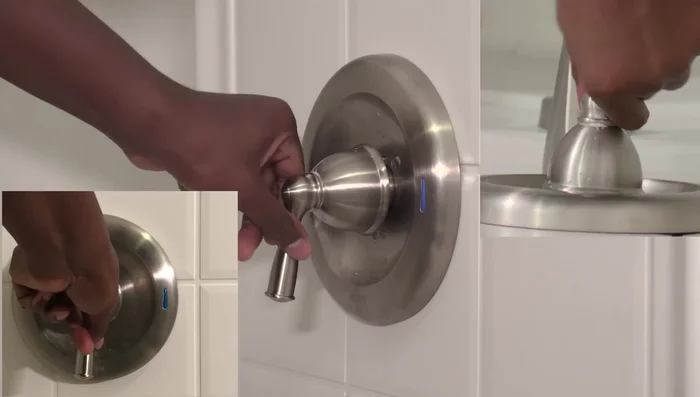 Turn the water back on and test the shower to ensure hot and cold water function correctly.