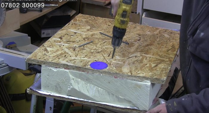 Analyzing a failed GRP roof installation with deteriorating nails, illustrating the risk of solid fasteners.