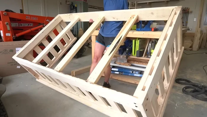 Add plywood to the bottom for extra support (optional, depending on mattress type).
