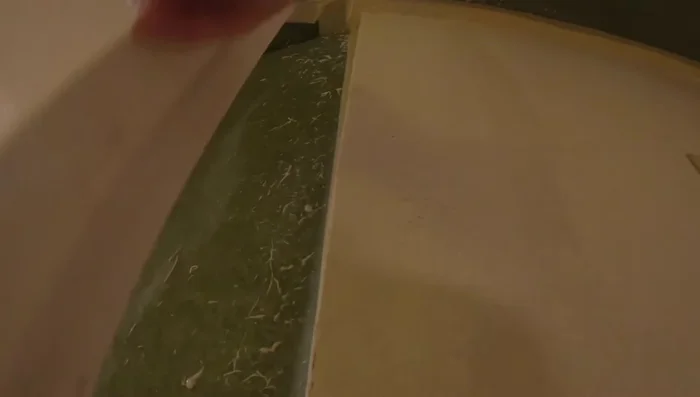 Final knockdown: Use a soft knockdown tool (like a garage door threshold) to smooth the surface and create a uniform texture (474.16).