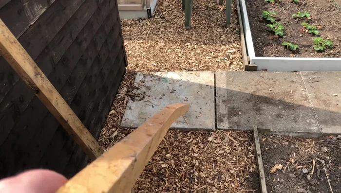 Install new pieces of wood. Ensure they are straight and properly sized. This step might involve some cutting.