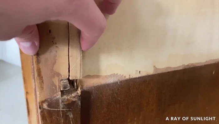 Fill wood grain, caulk seams, and sand smooth.