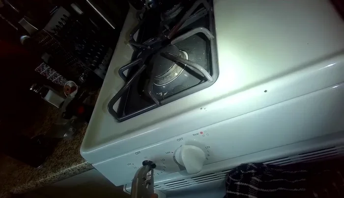 Gently tap the knob mechanism with a hammer and attempt to turn it.