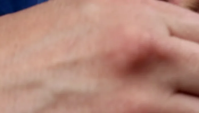 Apply stain and finish to match the existing wood (process not shown in video).