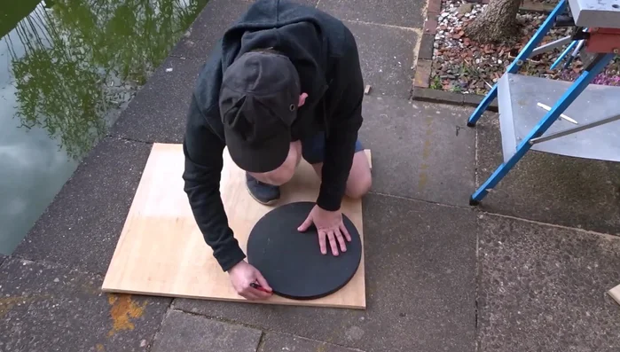Cut out the new plywood seat shapes using a jigsaw. Sand the edges smooth.