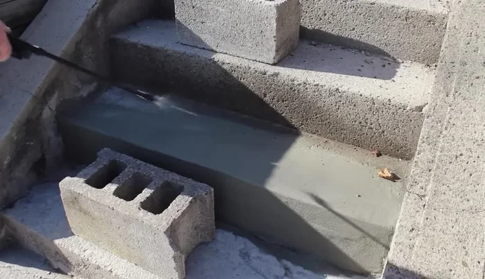 Seal the cement once it has fully cured.