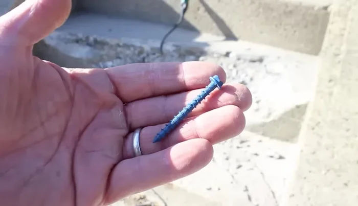 Thoroughly dust off the step using a shop vac to ensure proper bonding.