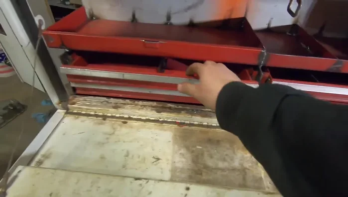 Patch holes, finish welding seams, and prepare the boxes for painting.