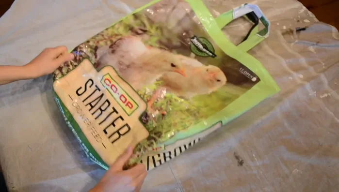 Turn the bag right side out.