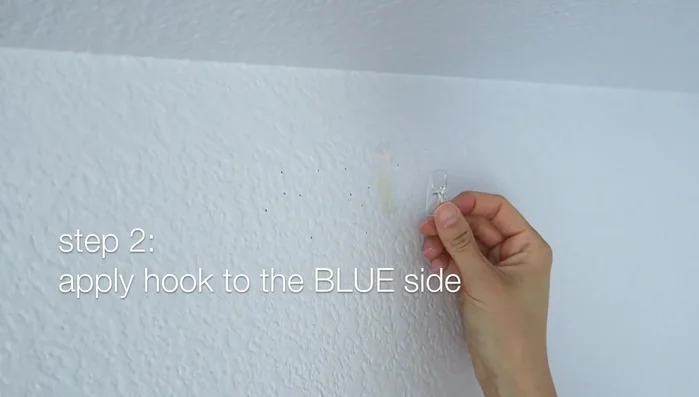 Let the hook sit for an hour to ensure proper adhesion.