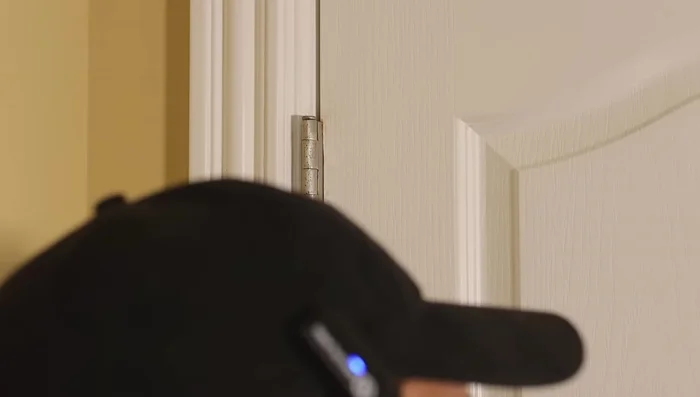 Reinsert hinge pins: Once aligned, reinsert the hinge pins.