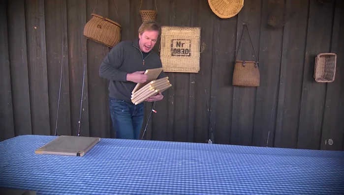 Arrange bowls and utensils: Use ironstone bowls and wooden spoons for a rustic feel.