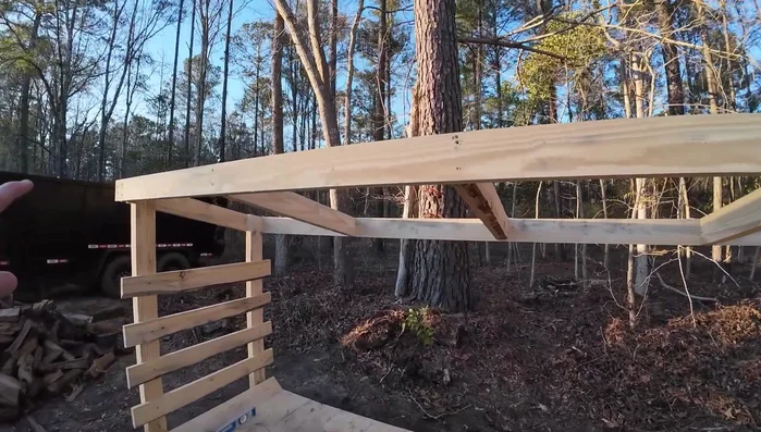 Add roof slats and covering (e.g., vinyl siding).