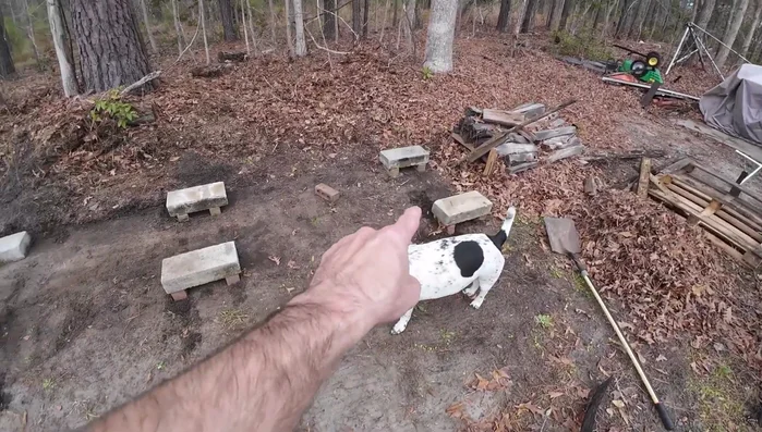 Construct the base frame using 2x4s.