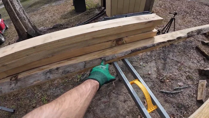 Construct the base frame using 2x4s.