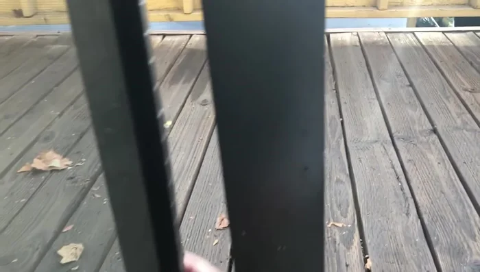 Gently tap the frame back onto the glass using a rubber mallet and a block of wood.