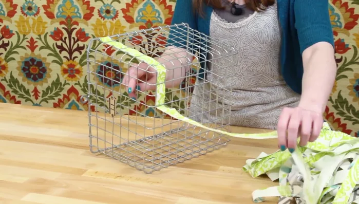 Skip corners for now, continue weaving down the other side.