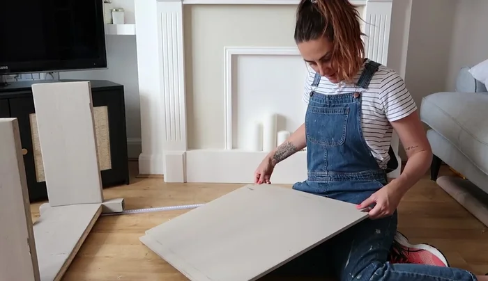 Reattach the sides of the bed to the modified base.