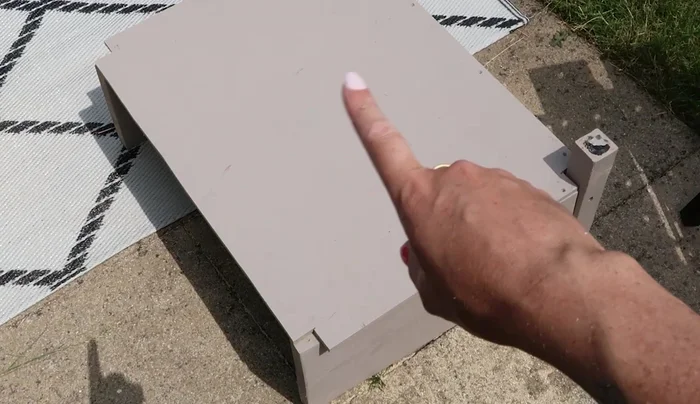 Reattach the sides of the bed to the modified base.