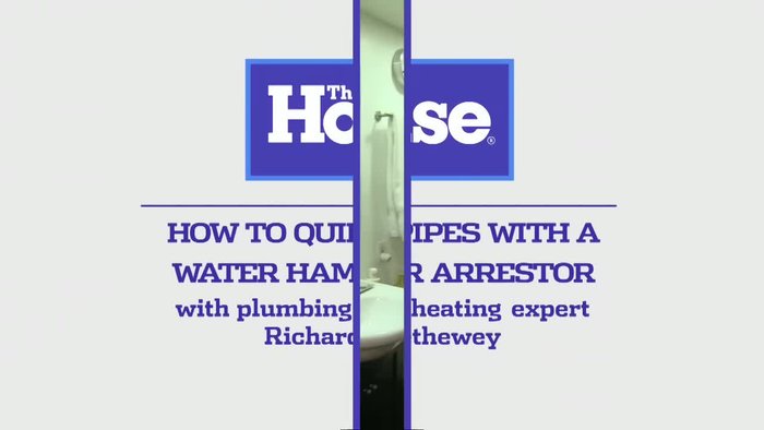 Access the pipes. This may involve removing an access panel.