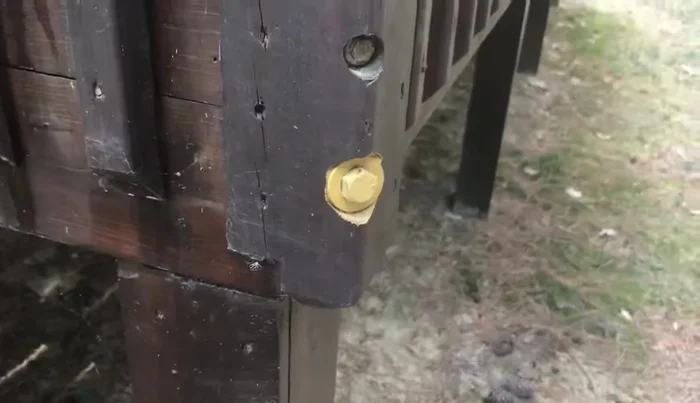 Install longer lag bolts (6 inches recommended) in the corner posts, following the same tightening procedure.