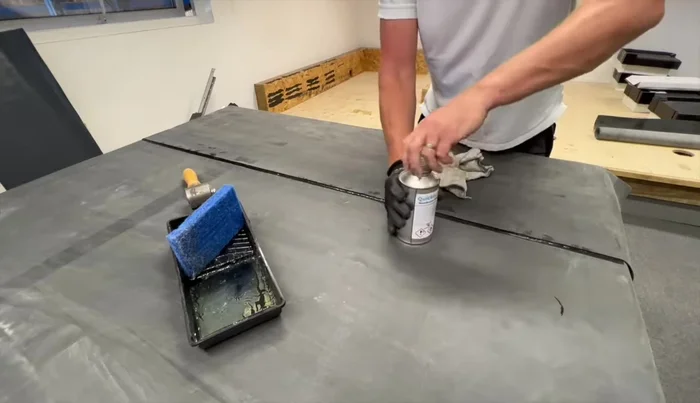 Use membrane cleaner to remove any marks.