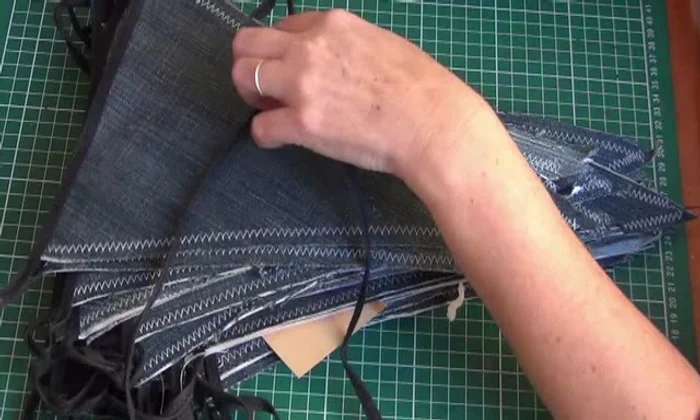 Fold and stitch: Fold the banner pieces in half and stitch them again to create a double-layered banner.