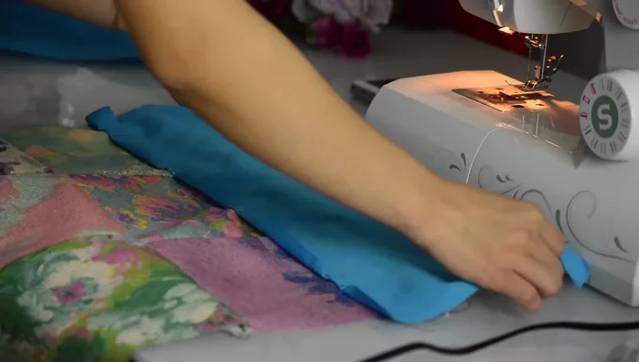 Repeat step 8 for the smaller square fabric.