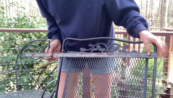 Dry fit the steel bar to check the length.