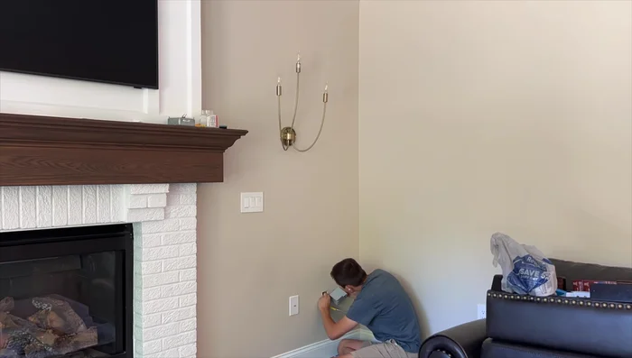 Repeat steps 7-11 for the second sconce.