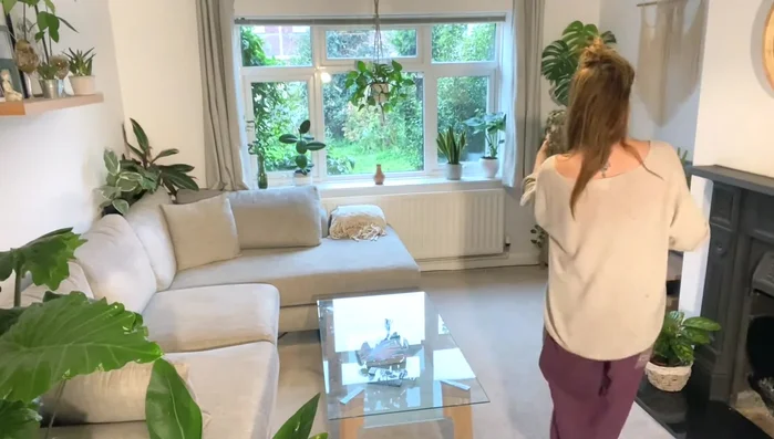 Use similar colored pots or styles to create a cohesive and connected look.