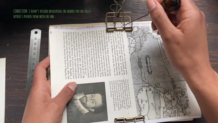 Sew the signatures together using a kettle stitch (video tutorial linked in description).