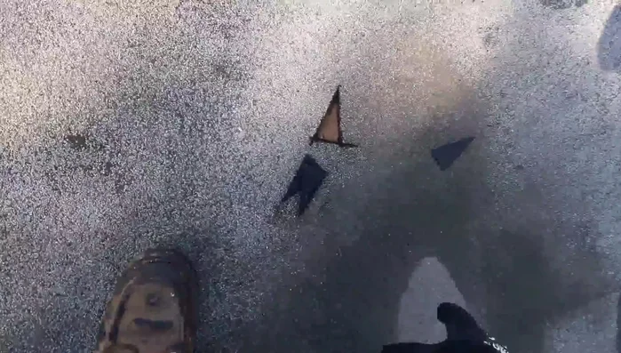 Check for water damage on the plywood underneath the roofing material. A small triangle-shaped area around the suspected leak is sufficient. Dry plywood indicates that the leak is not directly from that spot. This helps determine if the water is coming through the roof itself or from a secondary source.