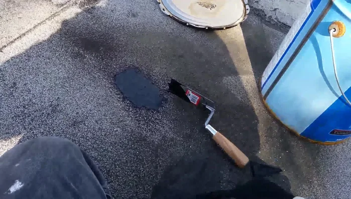 Apply mesh/webbing to reinforce the patch for a warranty-worthy finish.