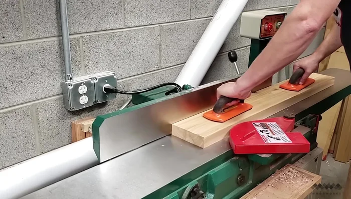 Plane the other side of the boards to make them parallel.