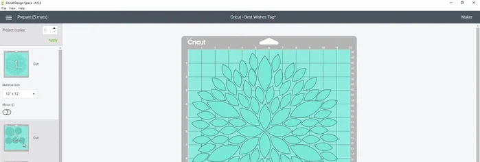 Cut the vinyl. Let the machine cut out your design.