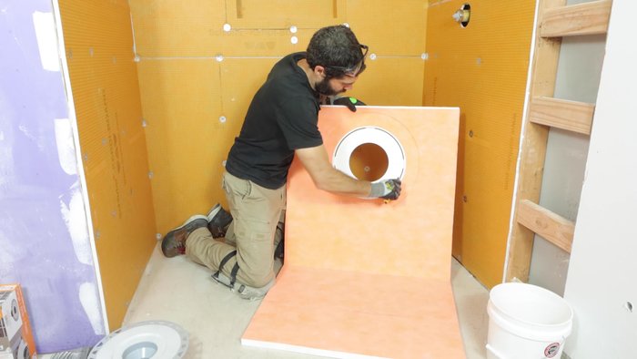 Clean the substrate/floor.