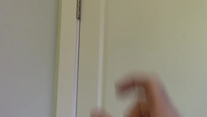 Repeat if necessary: If the door still wobbles, repeat steps 3-6 for another hinge pin. Rarely will more than three pins be needed.