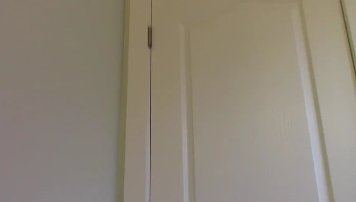 Locate the hinge pins: Most doors have three hinges, each containing a removable pin.